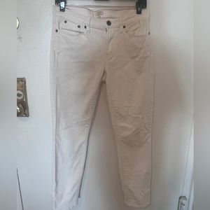 Jcrew white skinny size 28 jeans